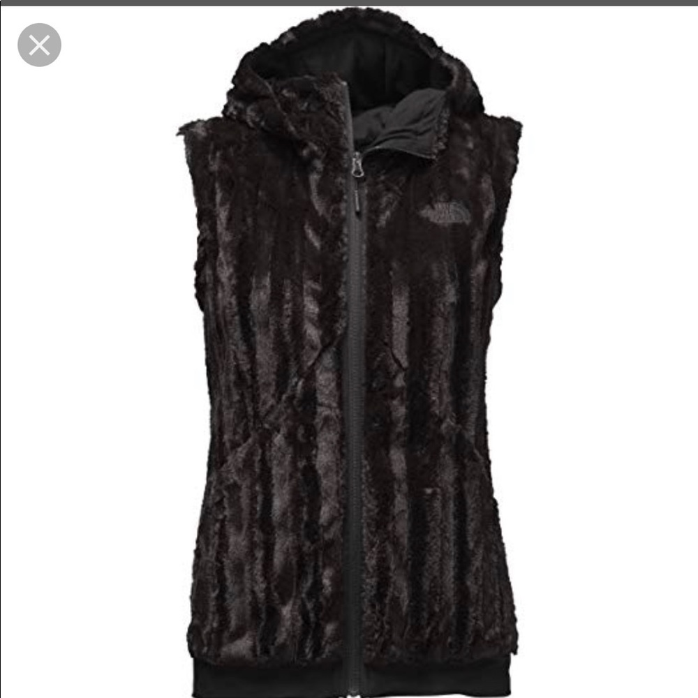 North Face fur vest